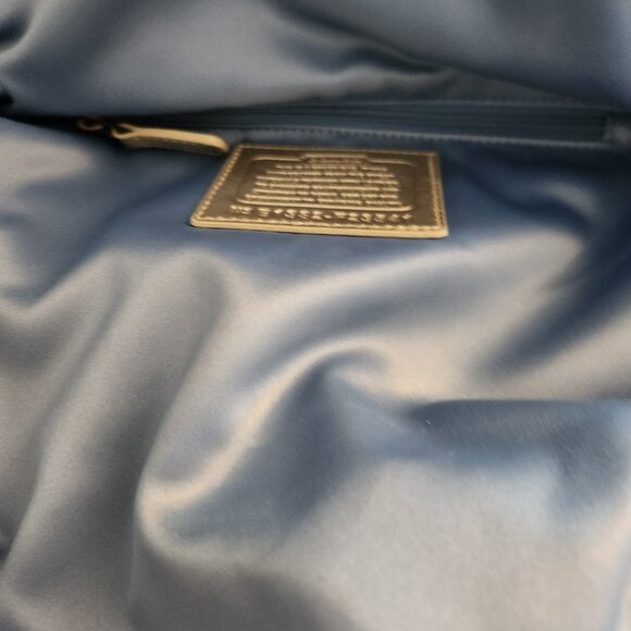 Like New Vintage Coach Poppy Madras Shoulder Bag - Picture 12 of 14